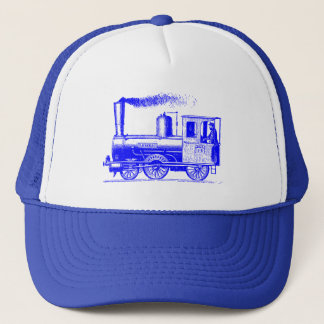 Ein Mann und sein Zug - blau Truckerkappe