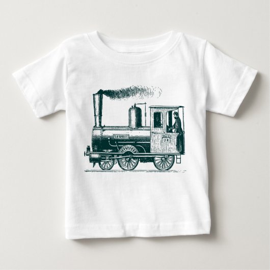 Ein Mann und sein Zug - Dk Green Baby T-shirt (Vorderseite)