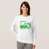 Ein Mann und sein Zug - Gras grün T-Shirt (Vorne ganz)