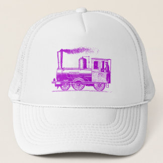 Ein Mann und sein Zug - Lila Truckerkappe