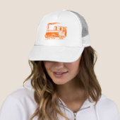 Ein Mann und sein Zug - Orange Truckerkappe (Beispiel)