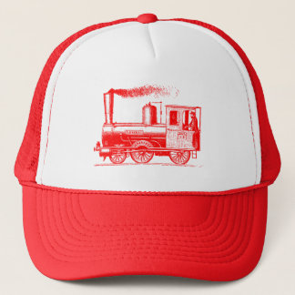 Ein Mann und sein Zug - rot Truckerkappe