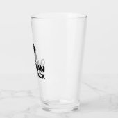Ein Mann Wolf Pack Glas (Links)