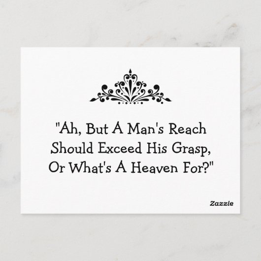 Ein Männerregen Postkarte (Rückseite)