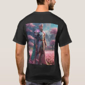 Ein männlicher Teufelswinkel T-Shirt (Rückseite)