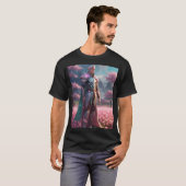 Ein männlicher Teufelswinkel T-Shirt (Vorne ganz)