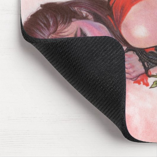 Ein Märchenmousepad für die Liebe einer Fee Mousepad (Ecke)