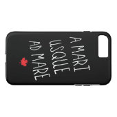 Ein Mari Usque Ad Mare Handy Fall, Kanadier Case-Mate iPhone Hülle (Rückseite (Horizontal))