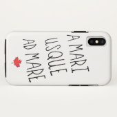 Ein Mari Usque Ad Mare Handy Fall, Kanadier Case-Mate iPhone Hülle (Rückseite (Horizontal))