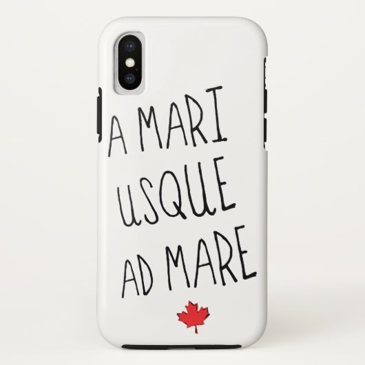 Ein Mari Usque Ad Mare Handy Fall, Kanadier Case-Mate iPhone Hülle (Rückseite)
