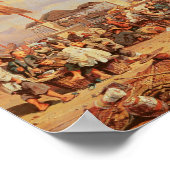 Ein Markt in Macau Poster (Ecke)
