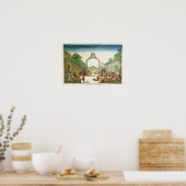 Ein Marktgarten am Tor zu Paris Poster (Küche)