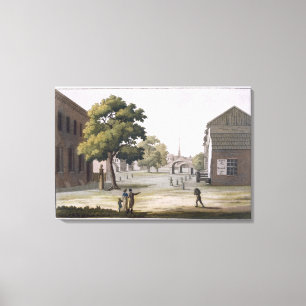 Ein Marktplatz, Philadelphia, Pennsylvania, von Leinwanddruck