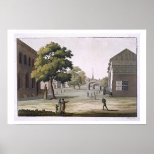 Ein Marktplatz, Philadelphia, Pennsylvania, von Poster