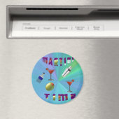 Ein Martini-Nachtmagnet/Untersetzer Magnet (In Situ (Geschirrspüler))