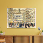 Ein Maskensaal im Fenice Theater, Venedig, 19. Leinwanddruck (Insitu (Wohnzimmer))