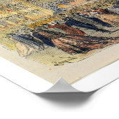 Ein Maskensaal im Fenice Theater, Venedig, 19. Poster (Ecke)