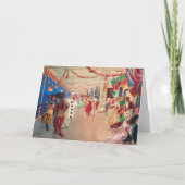 Ein maskierter Ball auf einem Schiff | Victor Gabr Karte (Vorderseite)