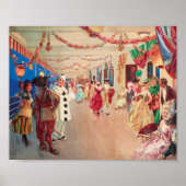Ein maskierter Ball auf einem Schiff | Victor Gabr Poster (Vorne)