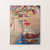 Ein maskierter Ball auf einem Schiff | Victor Gabr Puzzle (Vertikal)