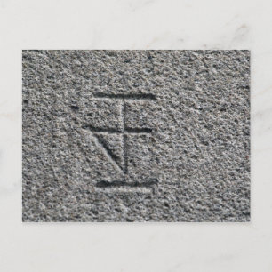 Ein Mason aus Mitteleuropa Postkarte