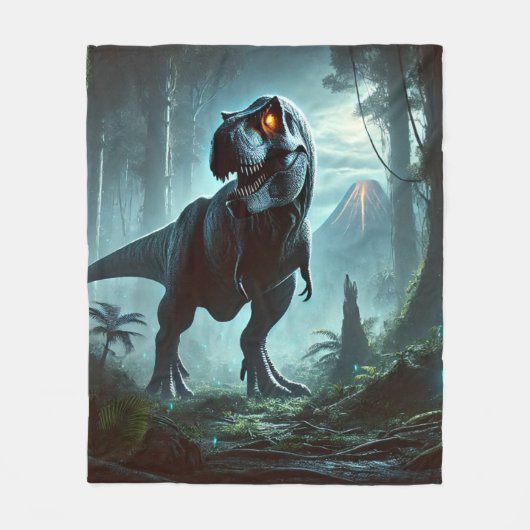 Ein massiver Tyrannosaurus-Rex Fleecedecke (Vorderseite)