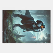 Ein massiver Tyrannosaurus-Rex Geschenkpapier Set (Vorderseite)