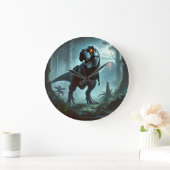 Ein massiver Tyrannosaurus-Rex Große Wanduhr (Zuhause)