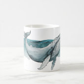 Ein massiver Wal Kaffeetasse (Mittel)