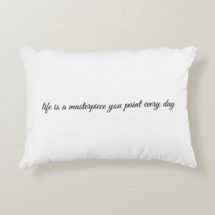 Ein Masterpiece-Akzent-Kissen Dekokissen