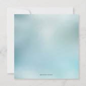 Ein Match, das in der Himmelsangelwings-Hochzeit g Einladung (Rückseite)