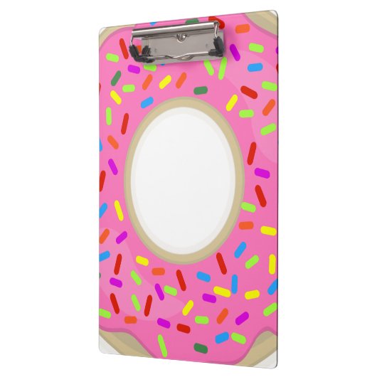 Ein Mattierter Donut Klemmbrett (Links)