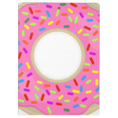Ein Mattierter Donut Klemmbrett (Rückseite)