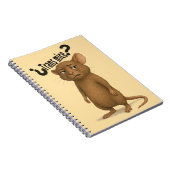 Ein Mäuse, das durch eine dumme Aussage verwechsel Notizblock (Rechte Seite)