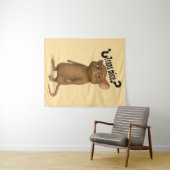 Ein Mäuse, das durch eine dumme Aussage verwechsel Wandteppich (Beispiel (Horizontal))