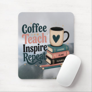 Ein Mauspad, das geschickt für Kaffeeliebhaber ent Mousepad