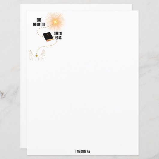 Ein Mediator Christlich Stationierung (Vorne/Hinten)