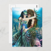 Ein Meer der Liebe und Schönheit Postkarte (Vorne/Hinten)