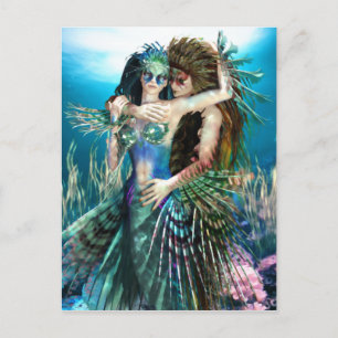 Ein Meer der Liebe und Schönheit Postkarte