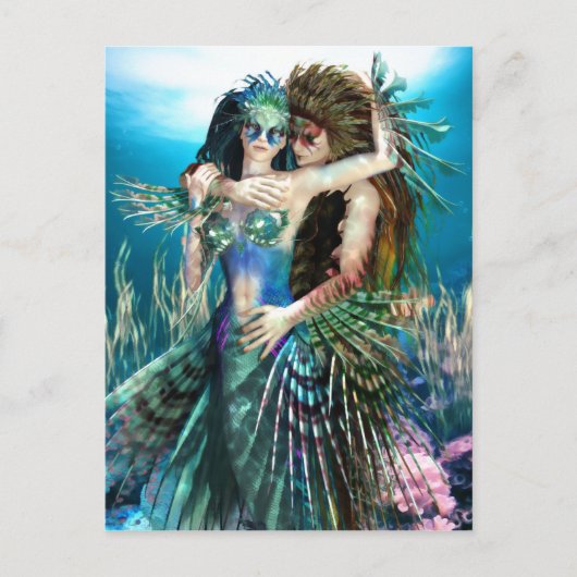 Ein Meer der Liebe und Schönheit Postkarte (Vorderseite)