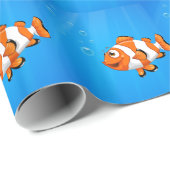 Ein Meer mit einem nemo Fisch Geschenkpapier (Rolleneckpunkt)