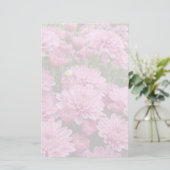 Ein Meer rosa Chrysanthemen #2 Briefpapier (Stehend Vorderseite)