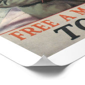 Ein Meer sein - ein freies Meer für den Kampf Poster (Ecke)