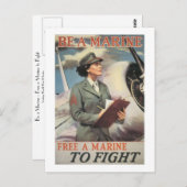 Ein Meer sein - ein freies Meer für den Kampf Postkarte (Vorne/Hinten)