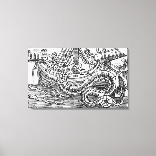 Ein Meeresarm Leinwanddruck (Vorderseite)