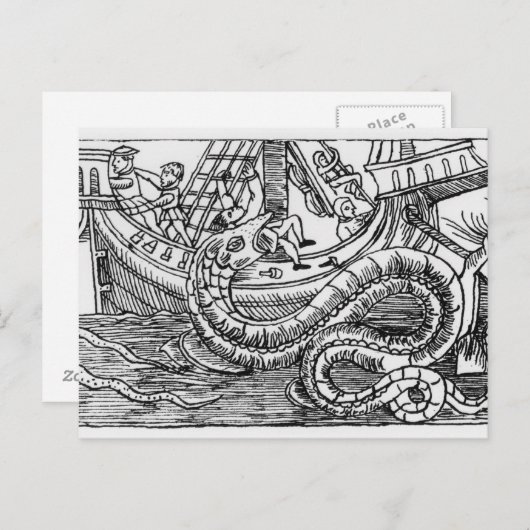 Ein Meeresarm Postkarte (Vorne/Hinten)