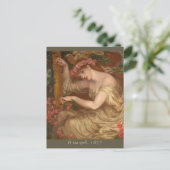 Ein Meereszauber von Dante Gabriel Rossetti CC0574 Postkarte (Stehend Vorderseite)