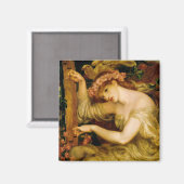 Ein Meereszauber (von Dante Gabriel Rossetti) Magnet (Vorderseite/Rückseite)