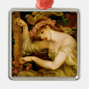 Ein Meereszauber (von Dante Gabriel Rossetti) Ornament Aus Metall