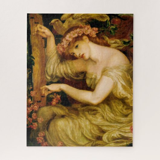 Ein Meereszauber (von Dante Gabriel Rossetti) Puzzle (Vertikal)